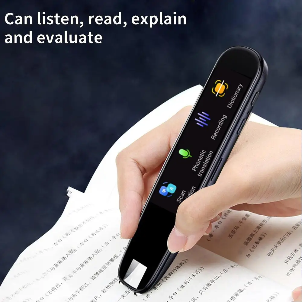 Offline Translation Pen For Teacher Student Dictionary English Intelligent Scanning Point Reading 123 Languages Translator Pen