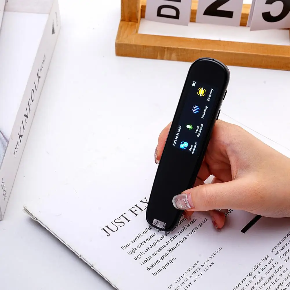 Offline Translation Pen For Teacher Student Dictionary English Intelligent Scanning Point Reading 123 Languages Translator Pen